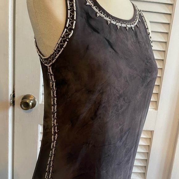 Distressed Beaded Dress - Picture 3 of 5